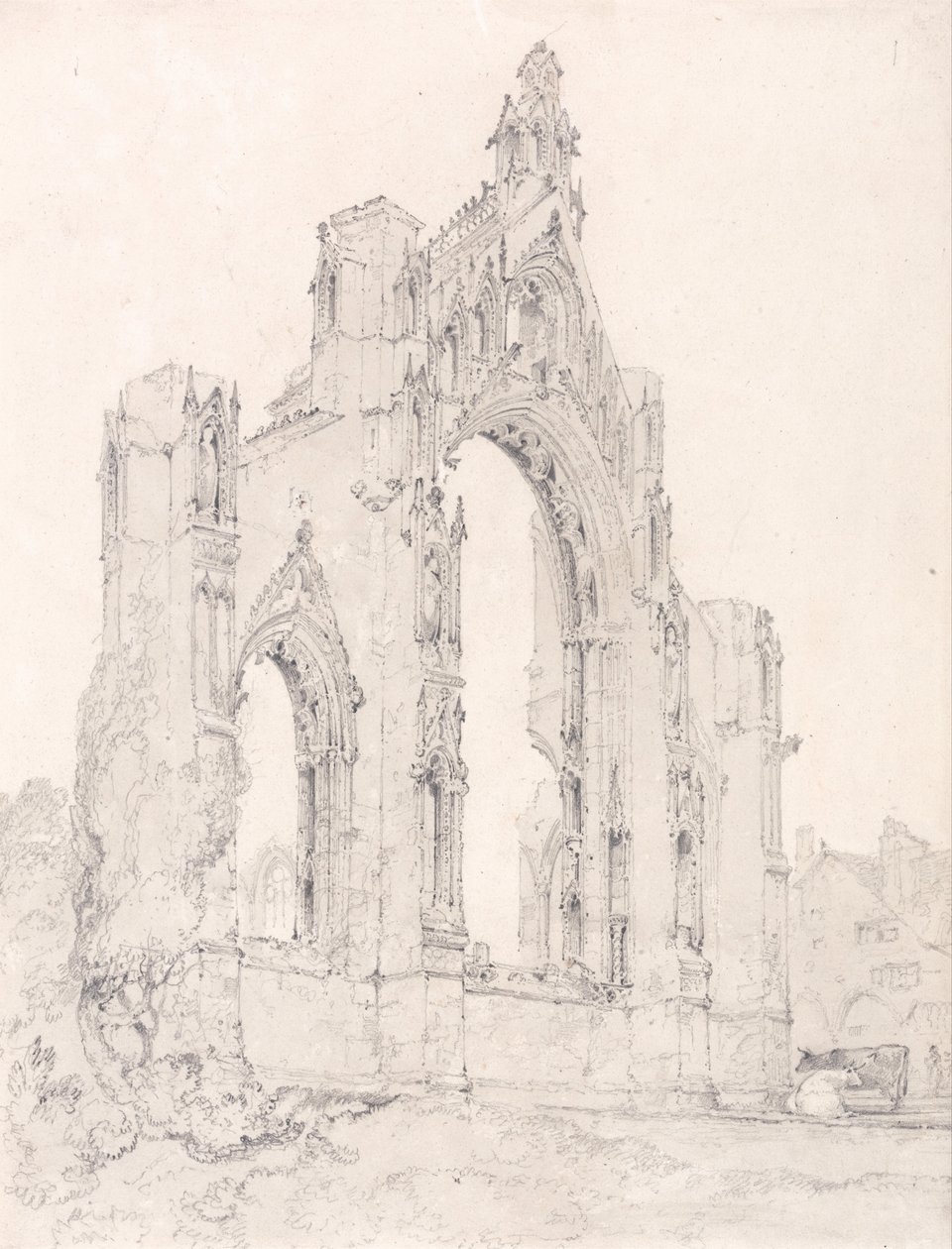 हावर्ड चर्च के पूर्वी छोर, यॉर्कशायर द्वारा जॉन बेच Cotman