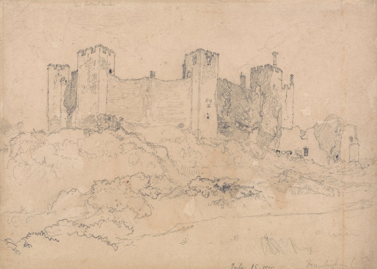 फ्रैमलिंगम कैसल, सफ़ोक द्वारा जॉन बेच Cotman