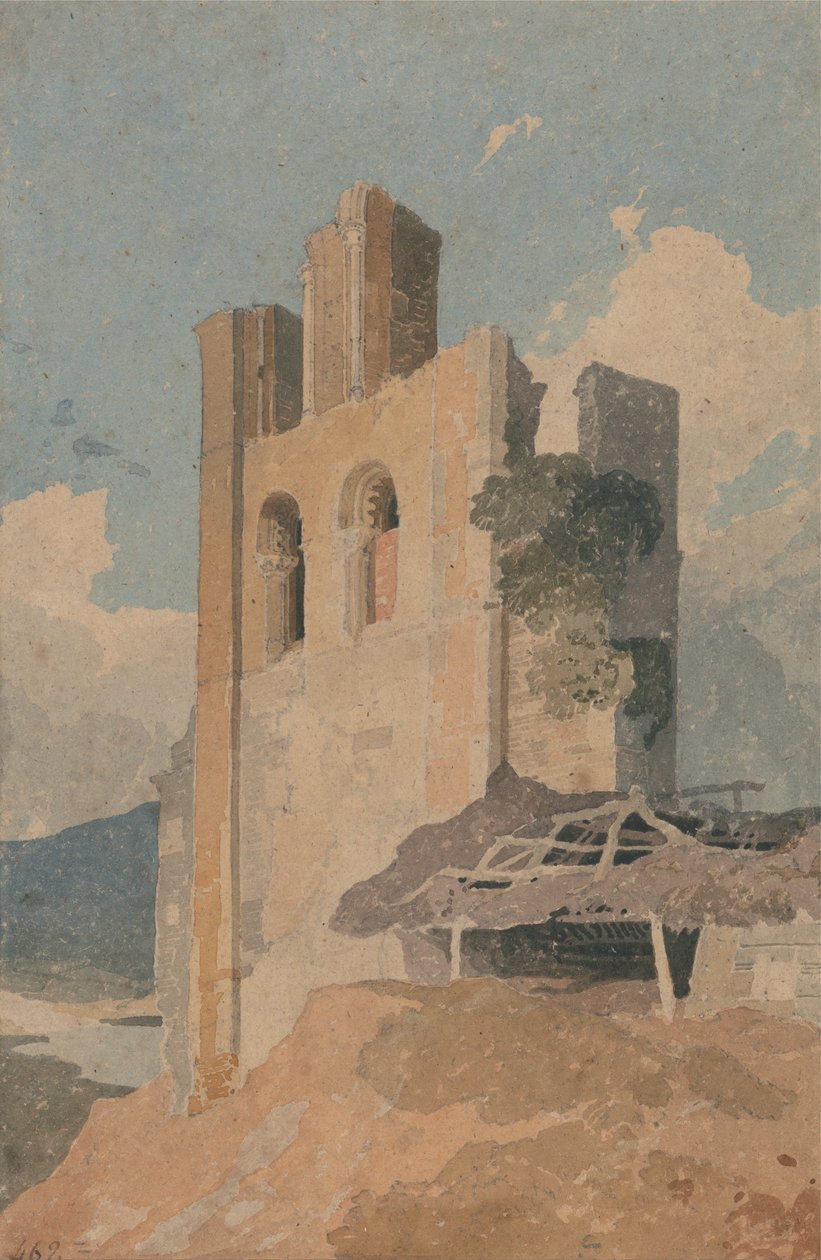 शेरिफ हट्टन कैसल, यॉर्कशायर द्वारा जॉन बेच Cotman