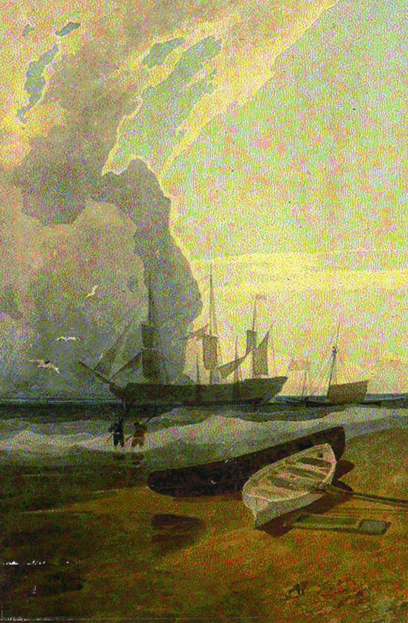 एंकर ऑफ द क्रोमर पर सवार मंगल द्वारा जॉन बेच Cotman