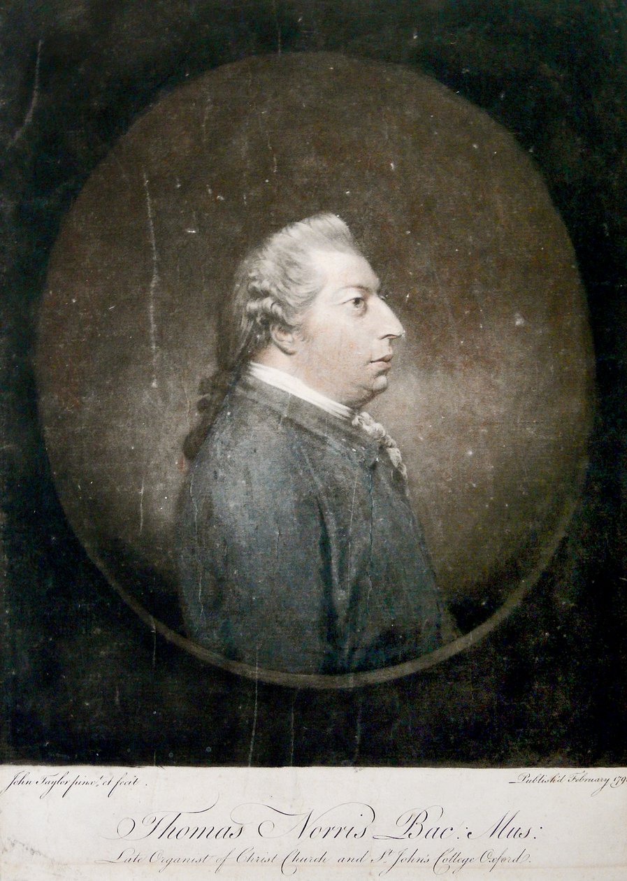 थॉमस नॉरिस, 1791 (हाथ से रंगे हुए मेज़ोटिन्ट) द्वारा जॉन टेलर