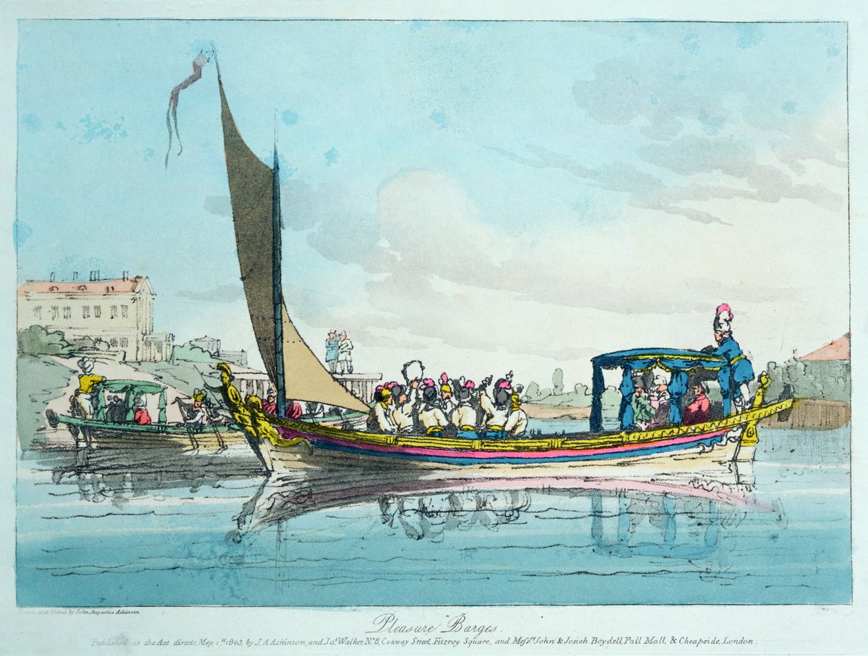 प्लेज बार्ज, 1803 द्वारा जॉन ऑगस्टस एटकिंसन