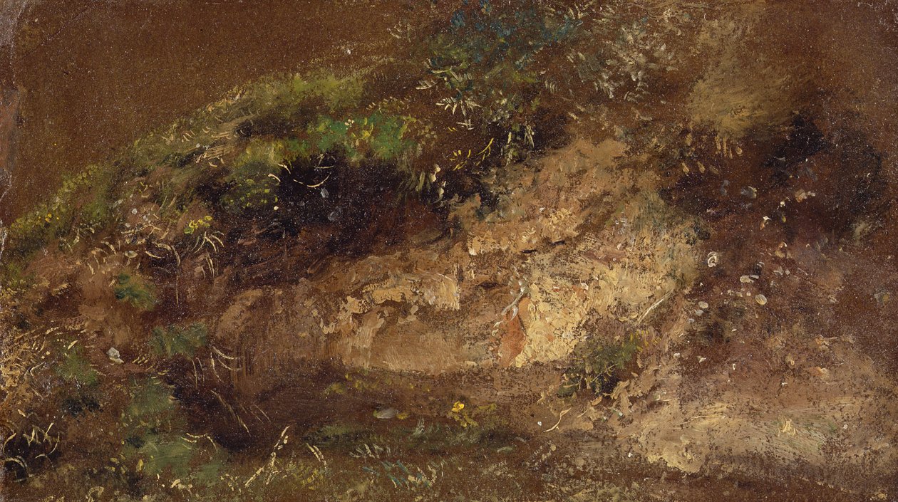 अंडरग्राउंड, c.1821 (बोर्ड पर कागज पर तेल) द्वारा जॉन कांस्टेबल