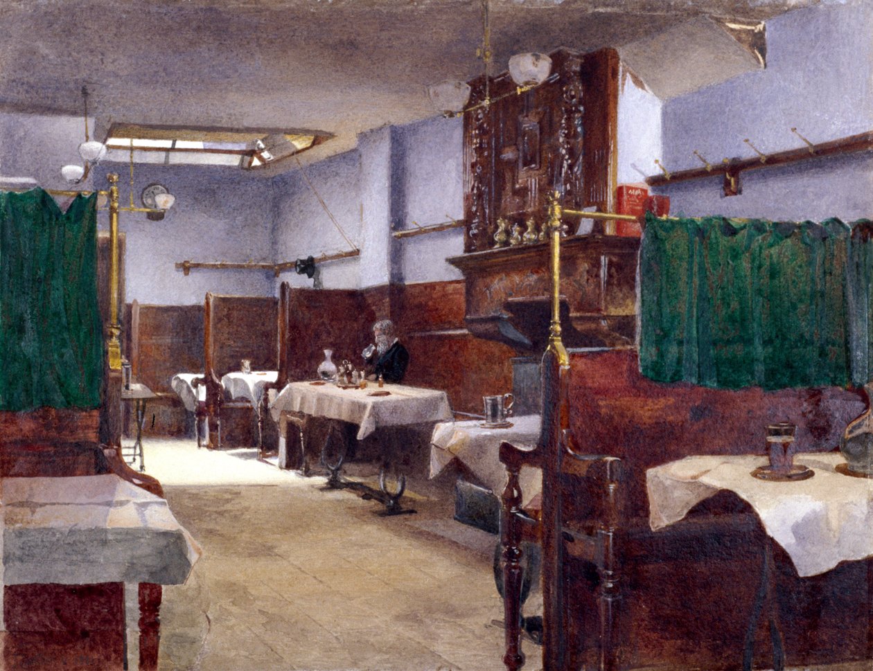 कॉक टैवर्न, फ्लीट स्ट्रीट, लंदन, 1881 द्वारा जॉन क्रोथर