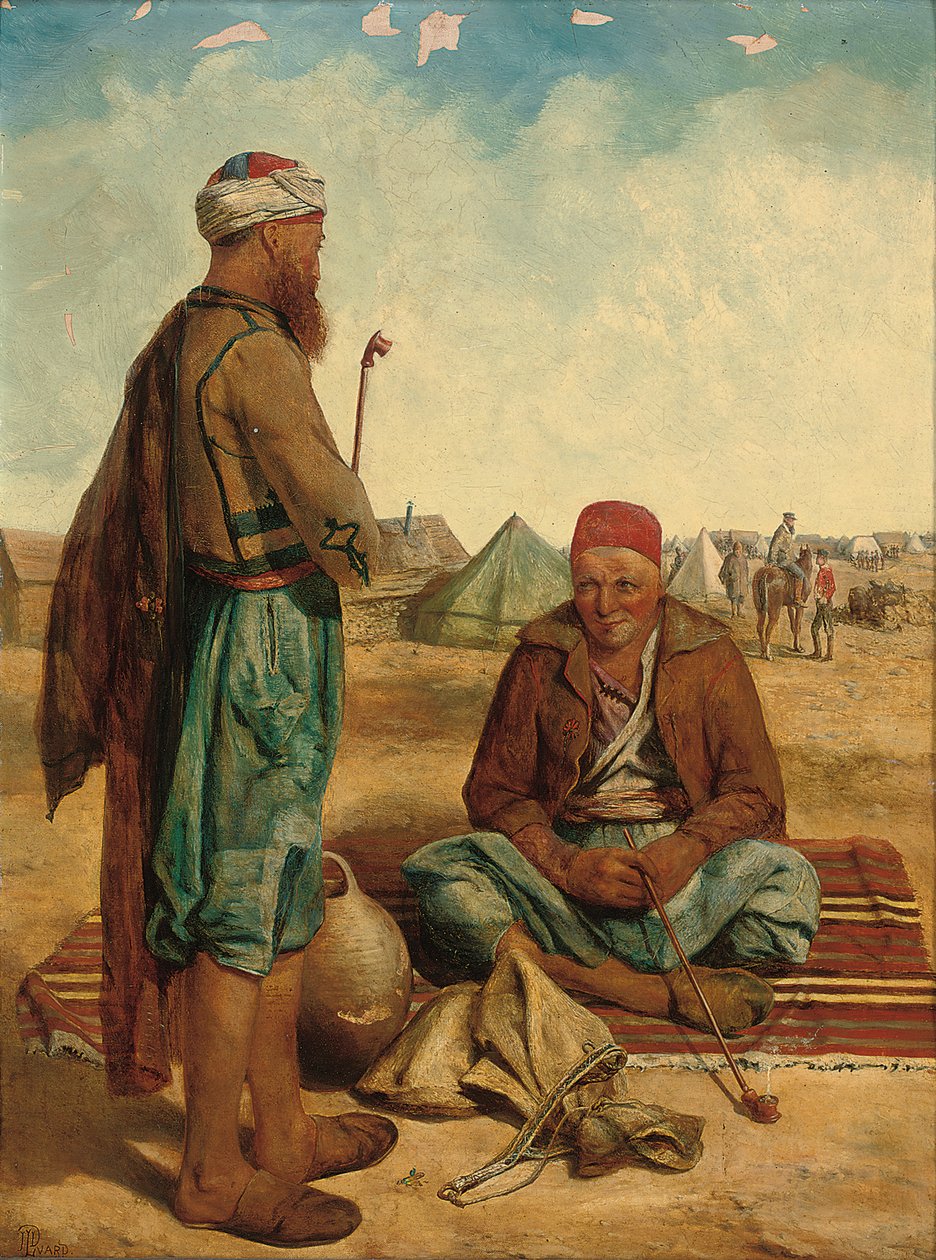 द स्मोकर्स, 1856 द्वारा जॉन डालबिएक लुआर्ड