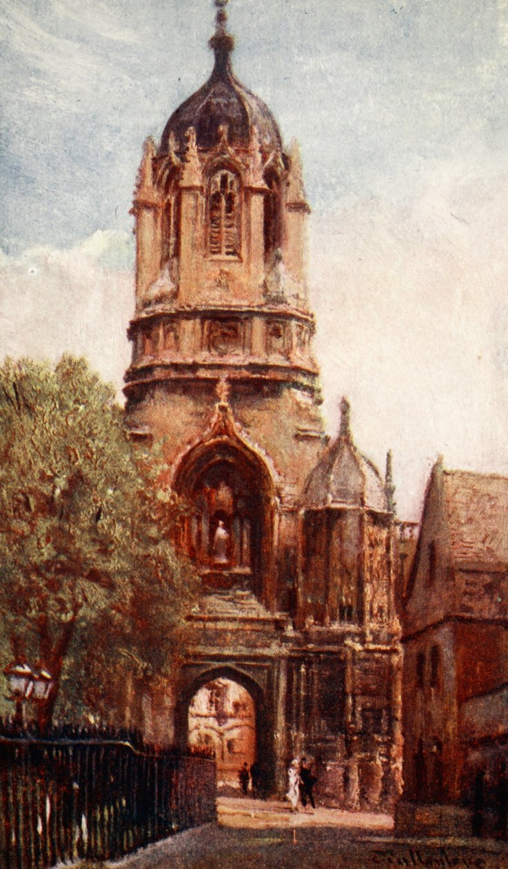 टॉम टॉवर, क्राइस्ट चर्च कॉलेज, 1903 द्वारा जॉन फुललीवे