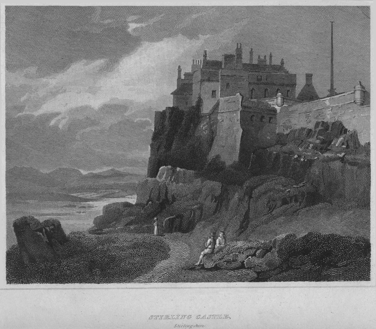 स्टर्लिंग कैसल, स्टर्लिंग, 1814 द्वारा जॉन ग्रेग