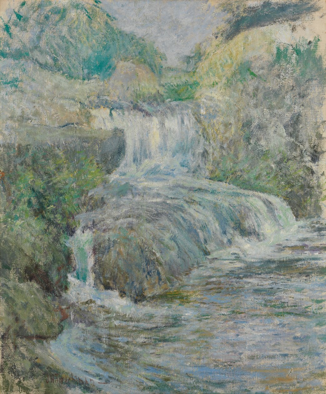 झरना, ca. 1889-1891। द्वारा जॉन हेनरी ट्वॉटमैन