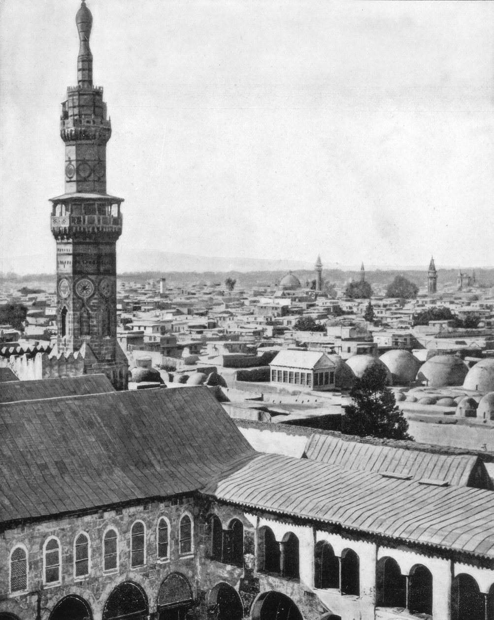 दमिश्क, सीरिया, 19 वीं सदी के अंत में द्वारा जॉन एल। स्टोडर्ड