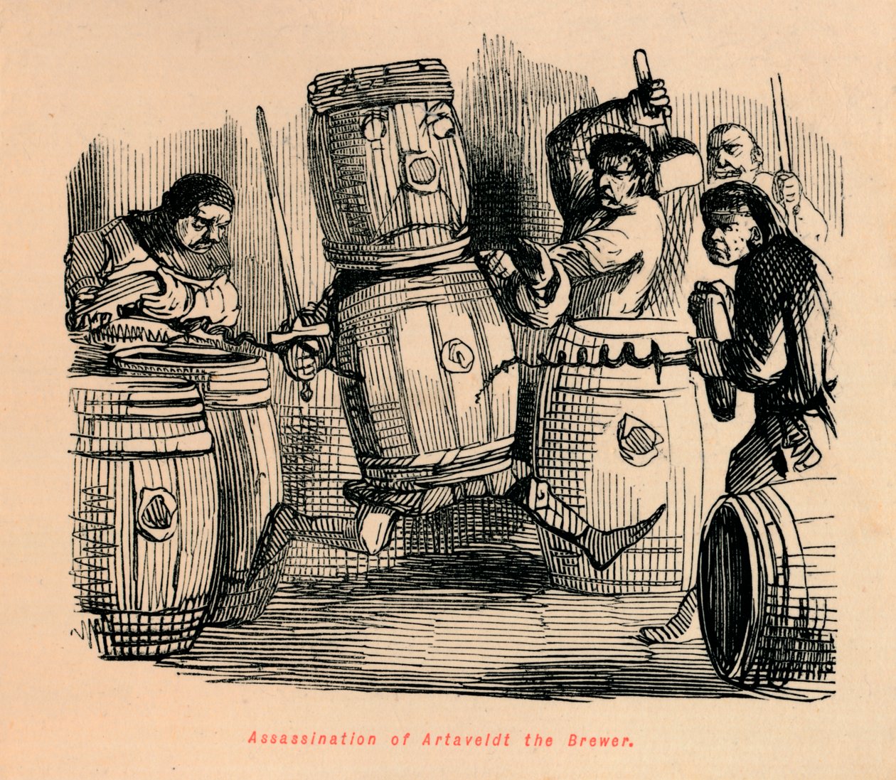 आर्टवेल्ड्ट द ब्रेवर की हत्या, c1860, c1860 द्वारा जॉन लीचो