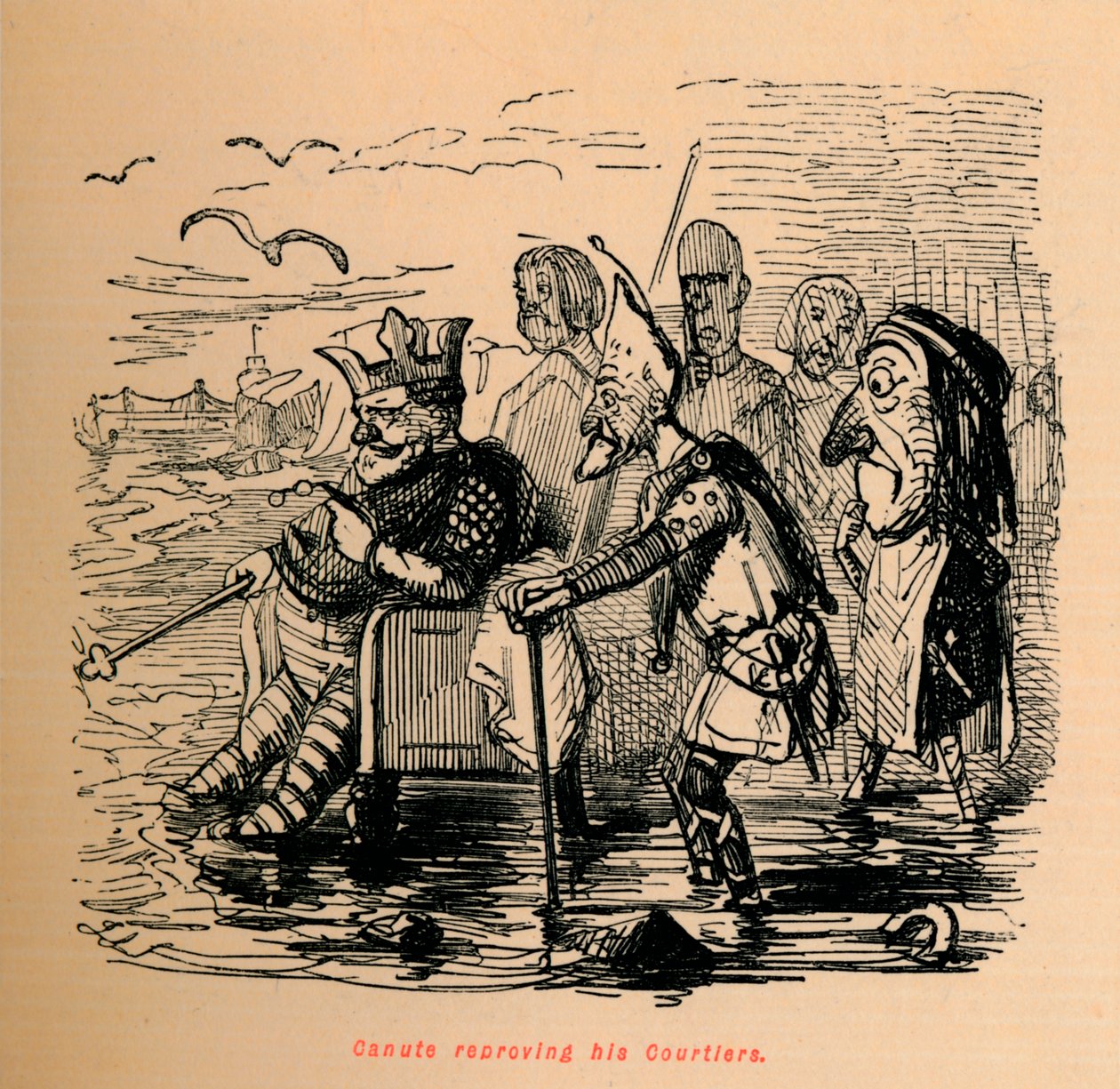कैनटूर ने अपने कोर्टियर्स को फटकार लगाई, c1860, c1860 द्वारा जॉन लीचो