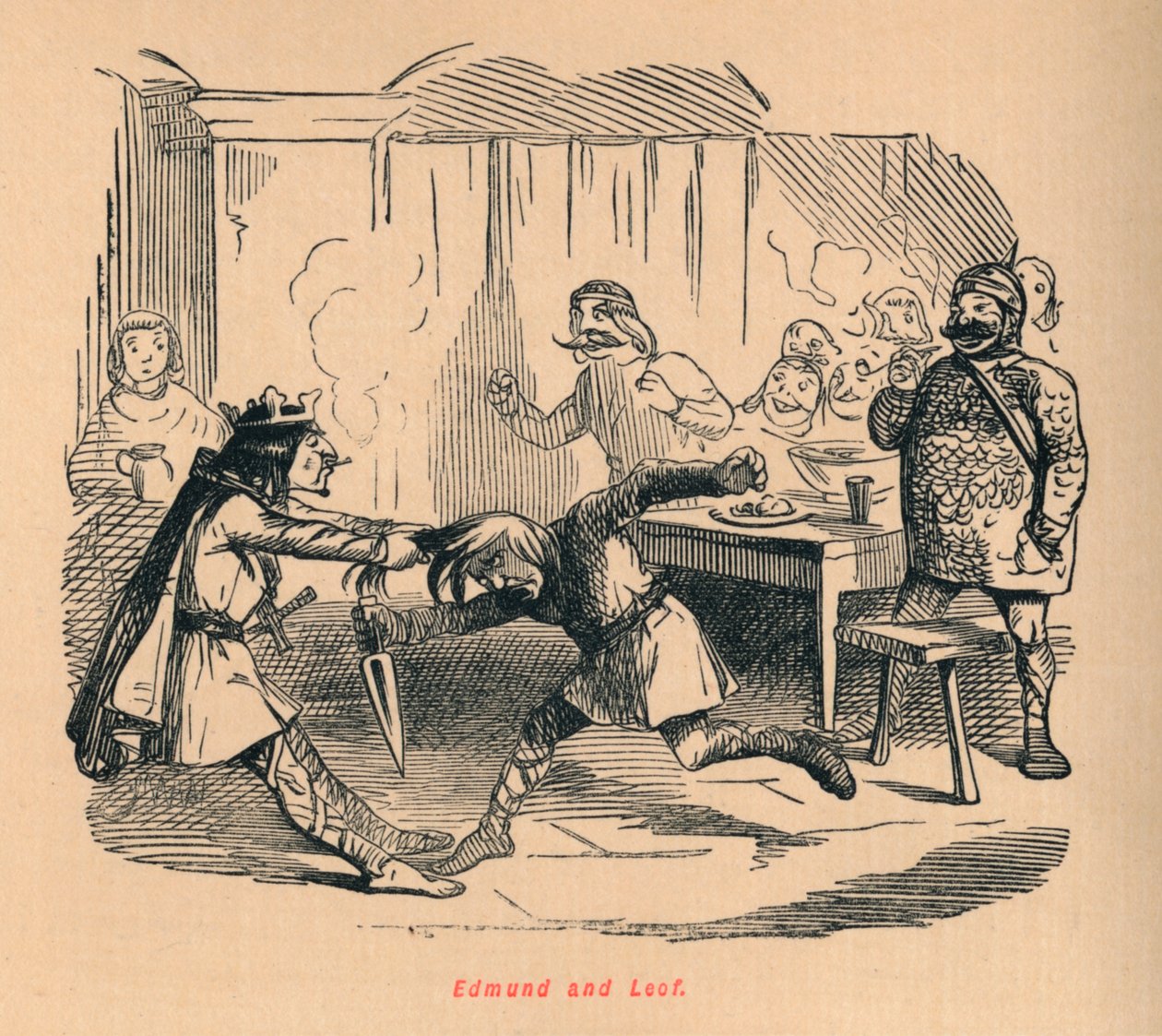 एडमंड और लेओफ, c1860, c1860 द्वारा जॉन लीचो