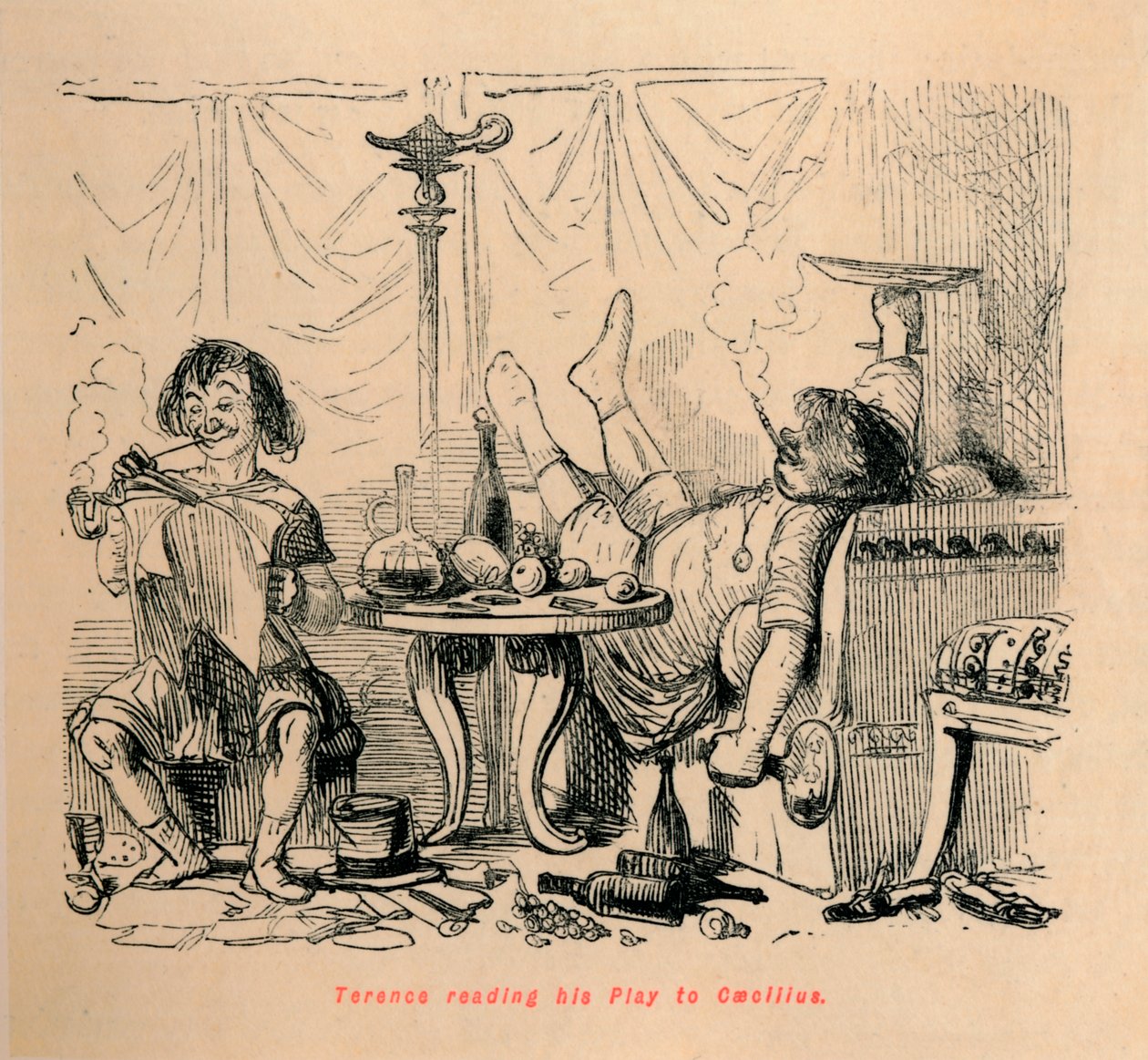 टेरेंस ने अपने प्ले टू काकिलियस, 1852 को पढ़ा द्वारा जॉन लीचो