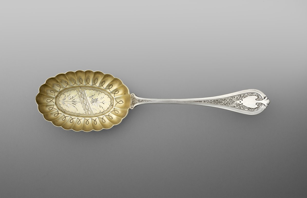 चम्मच, c.1870 (सिलिंग के साथ चांदी) द्वारा जॉन आर। वेंडेट