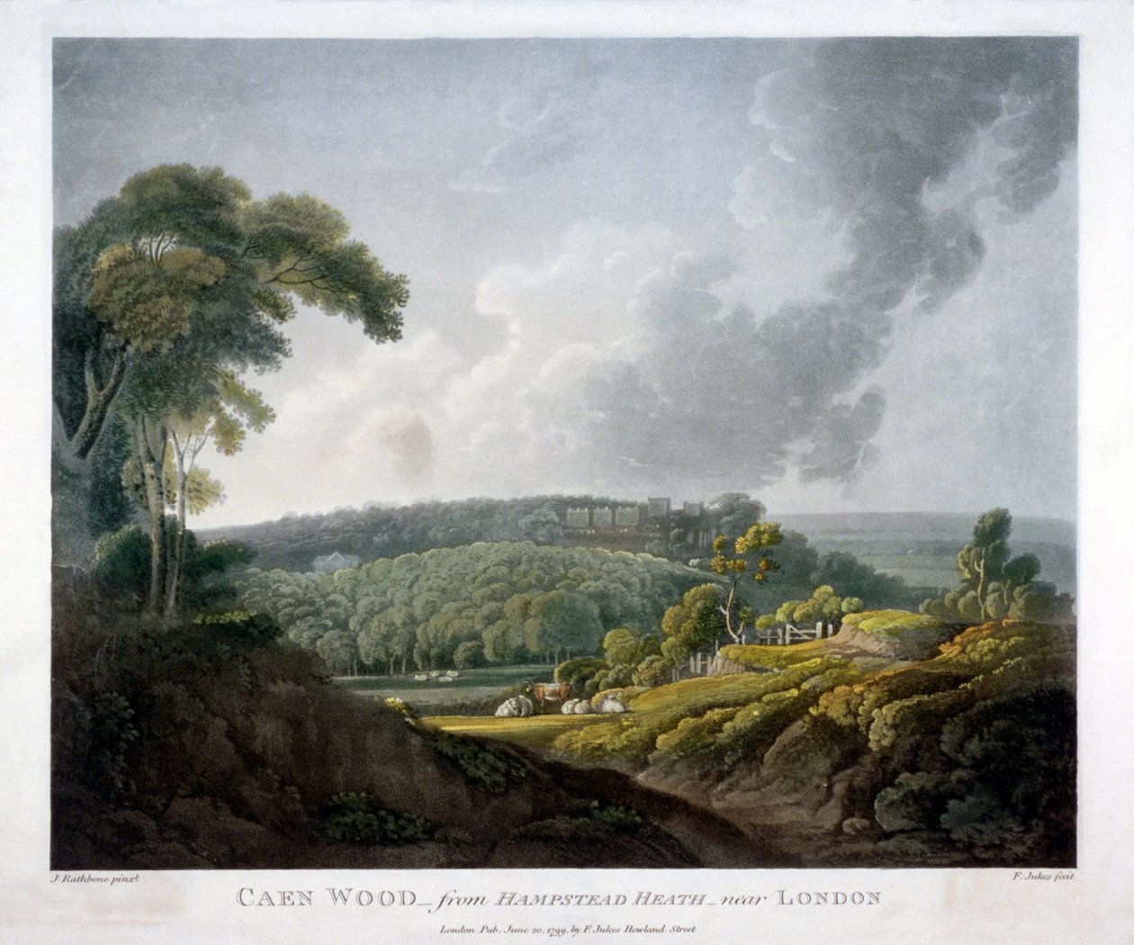 केन वुड, सेंट पैनक्रास, लंदन, 1799 द्वारा जॉन रथबोन