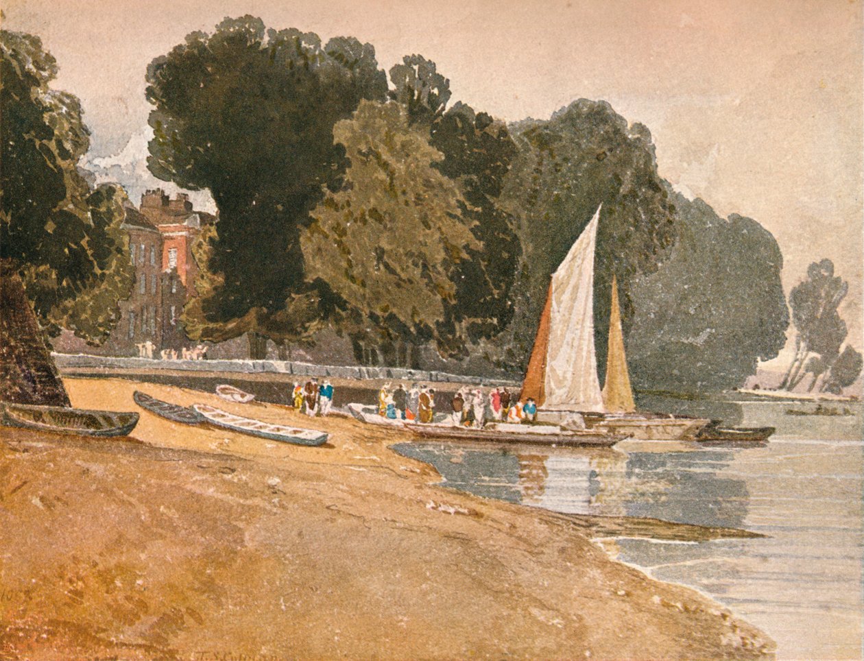 ट्विंचम, सी 1808 द्वारा जॉन बेच Cotman