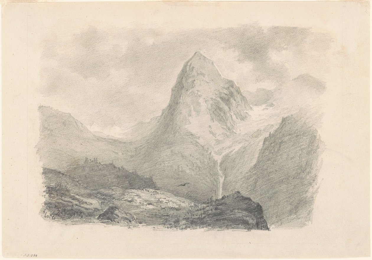 आल्प्स [रेक्टो], 1868-1869। द्वारा जॉन सिंगर सार्जेंट