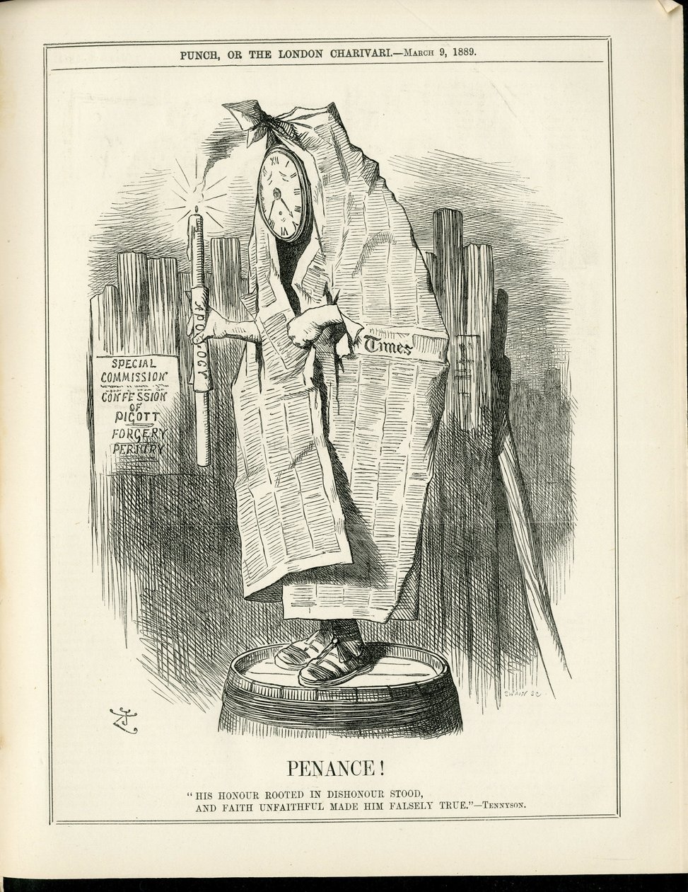 पंचो में जॉन टेनियल (1820-1914) का चित्रण द्वारा जॉन टेनिएल