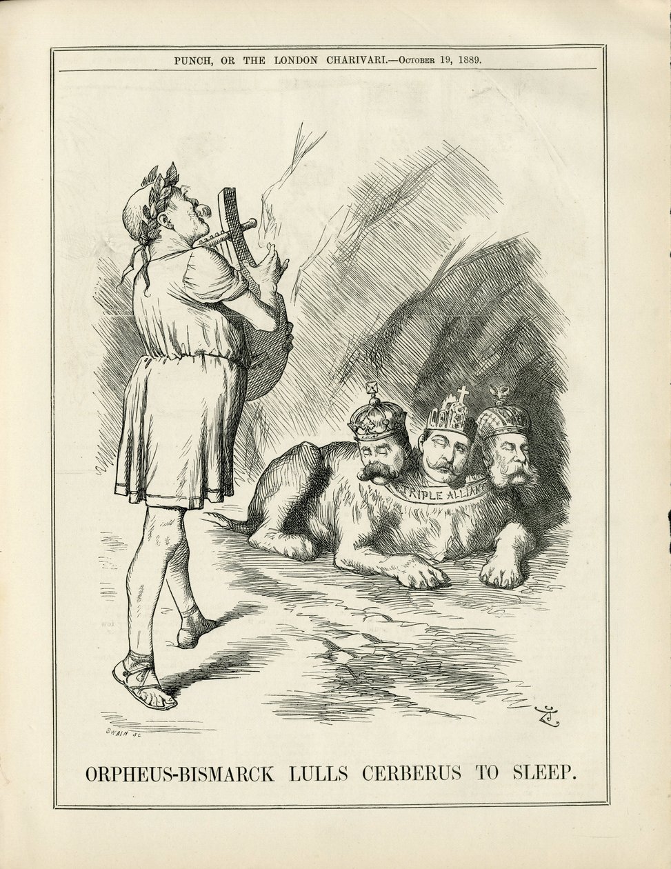 पंचो में जॉन टेनियल (1820-1914) का चित्रण द्वारा जॉन टेनिएल