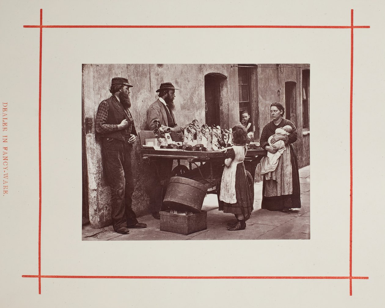 फैंसी-वेयर में डीलर, 1877। द्वारा जॉन थॉमसन