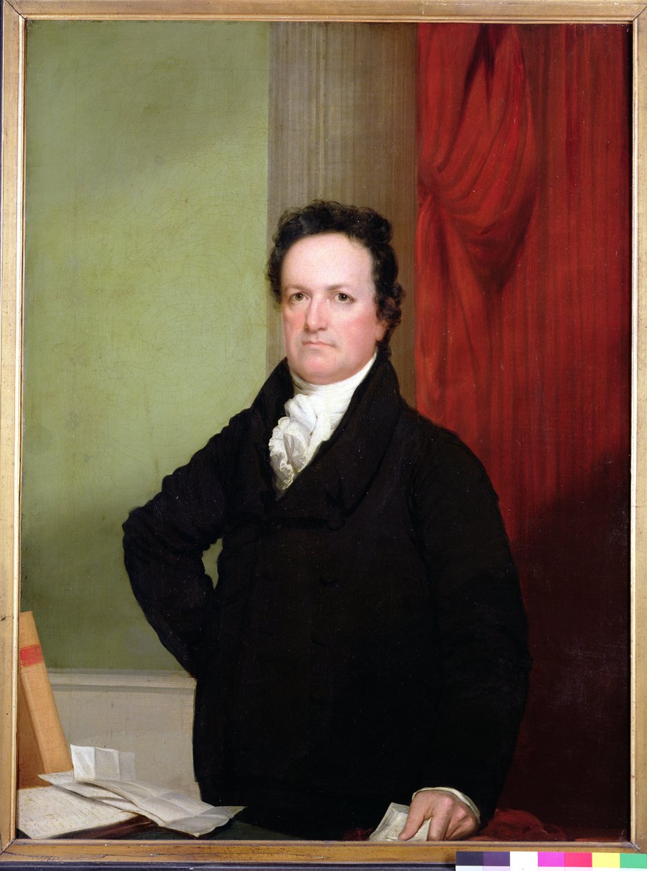 डी विट क्लिंटन (1769-1828) c.1816 द्वारा जॉन वेस्ले जार्विस