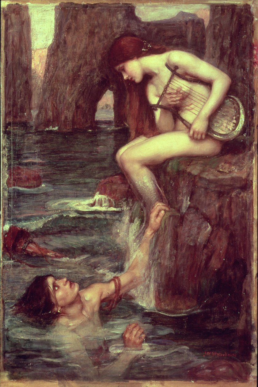 सायरन, c.1900 (कैनवास पर तेल) द्वारा जॉन विलियम वॉटरहाउस