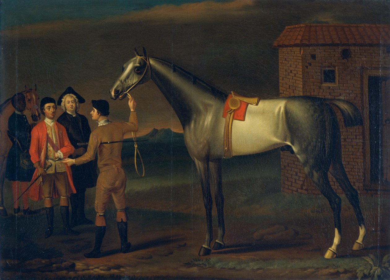 'लैम्प्रे', एक घुड़दौड़ का घोड़ा, 1702-1764 द्वारा जॉन वूटन