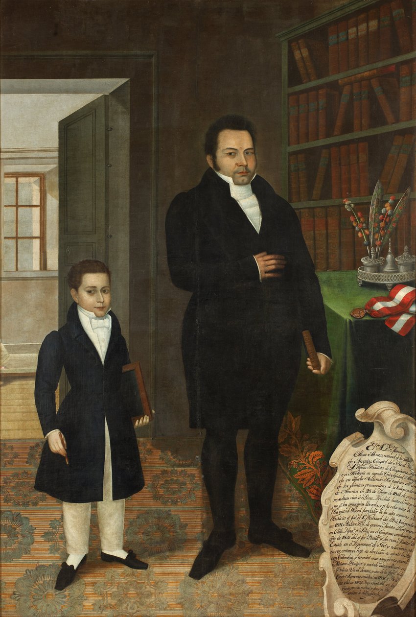 Mariano Alejo ianolvarez और उनके बेटे द्वारा जोस गिल डे कास्त्रो