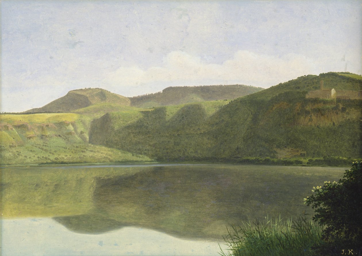 अल्बानियाई सागर, c.1811 (कार्डबोर्ड पर कागज पर wc) द्वारा जोसेफ अगस्त निप्र