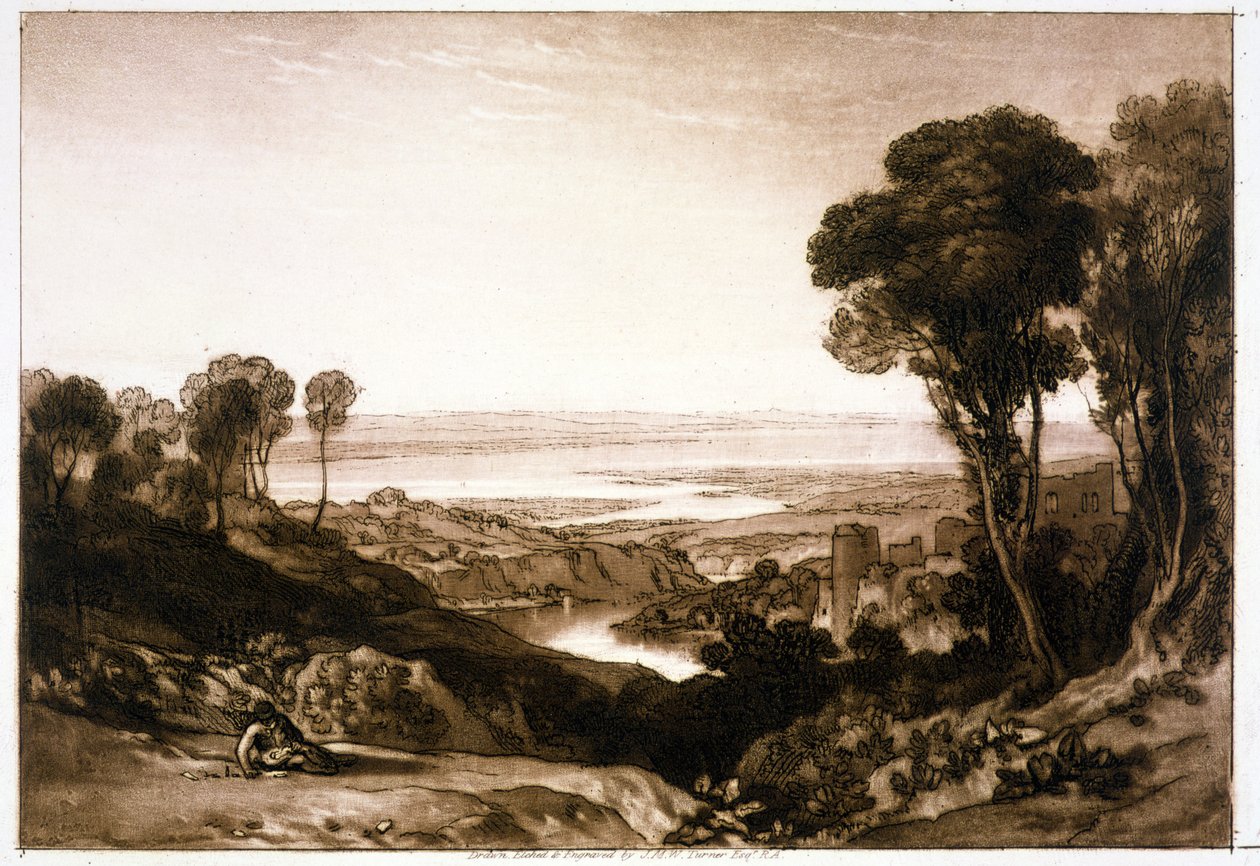 F.28.I &39;लिबर स्टडियोरम&39; से 1811 में सीवर एंड वाई का जंक्शन द्वारा जोसेफ मैलॉर्ड विलियम टर्नर
