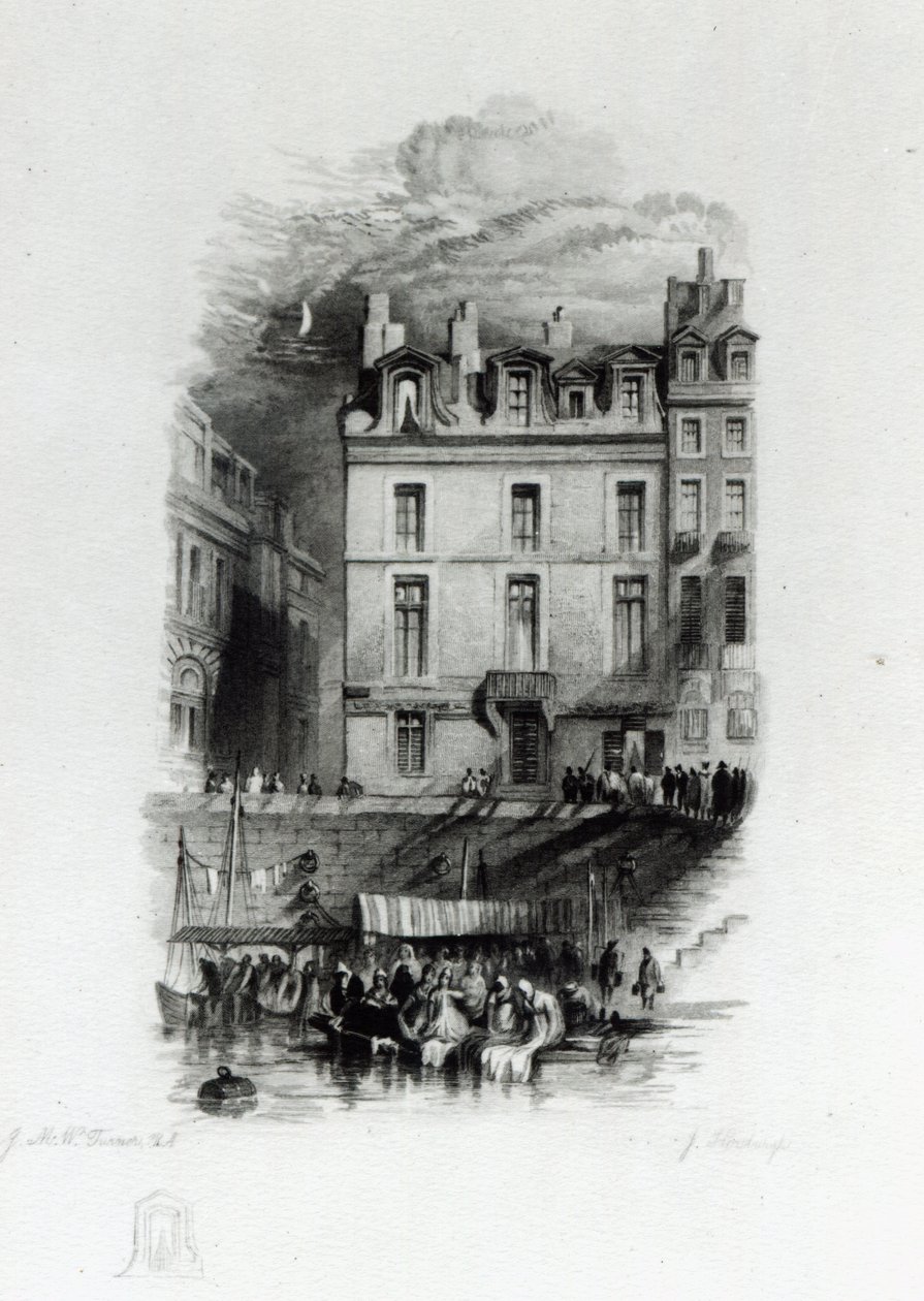 1834-36 के क्वई कोंटी पर नेपोलियन के लोदिंग्स द्वारा जोसेफ मैलॉर्ड विलियम टर्नर