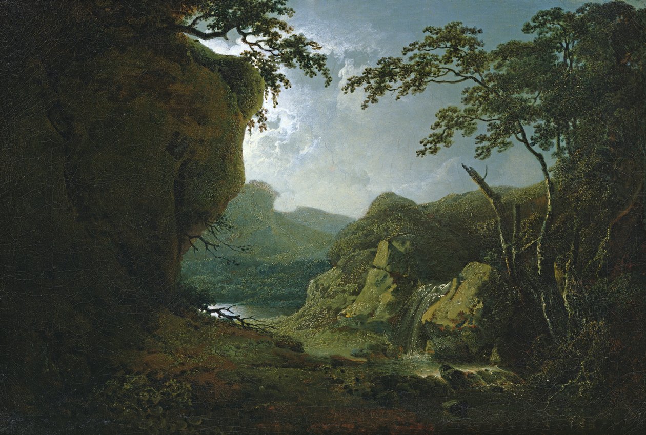 चांदनी द्वारा Dovedale द्वारा डर्बी के जोसेफ राइट