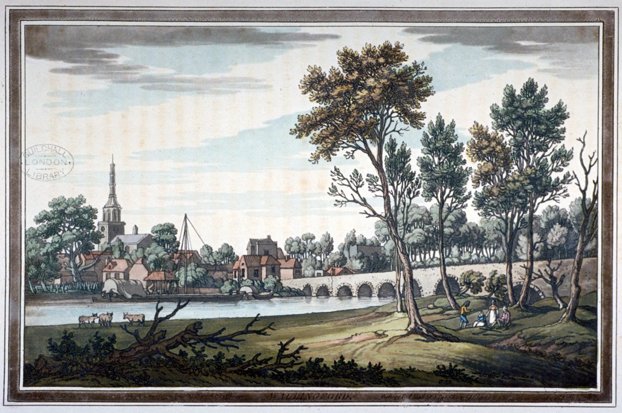 वॉलिंगफोर्ड, बर्कशायर, 1790 द्वारा जोसेफ कॉन्स्टेंटाइन स्टैडलर