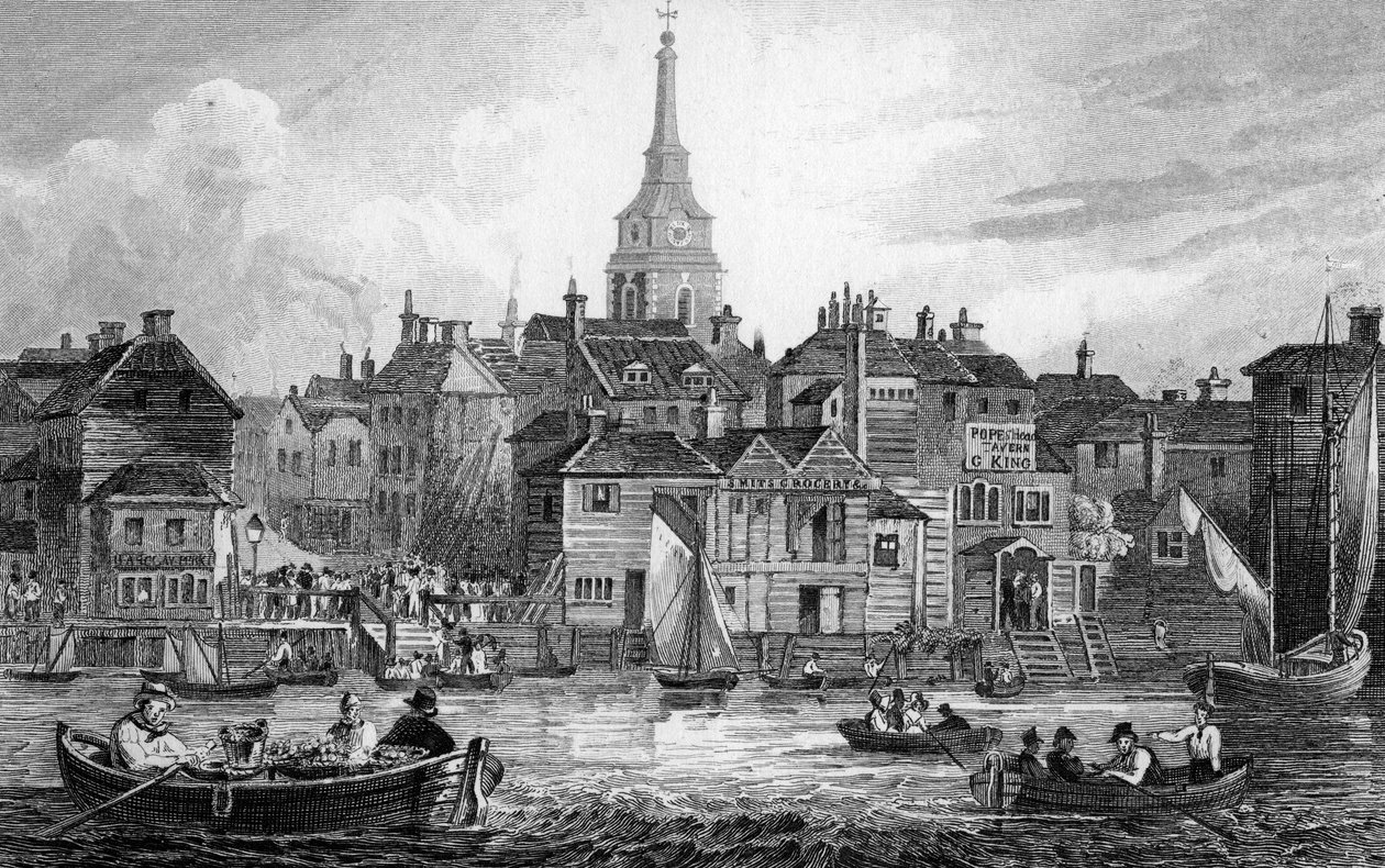 1832 में जोशिया हेंसल द्वारा उत्कीर्णित ग्रेवसेंड द्वारा जोसेफ फसेल