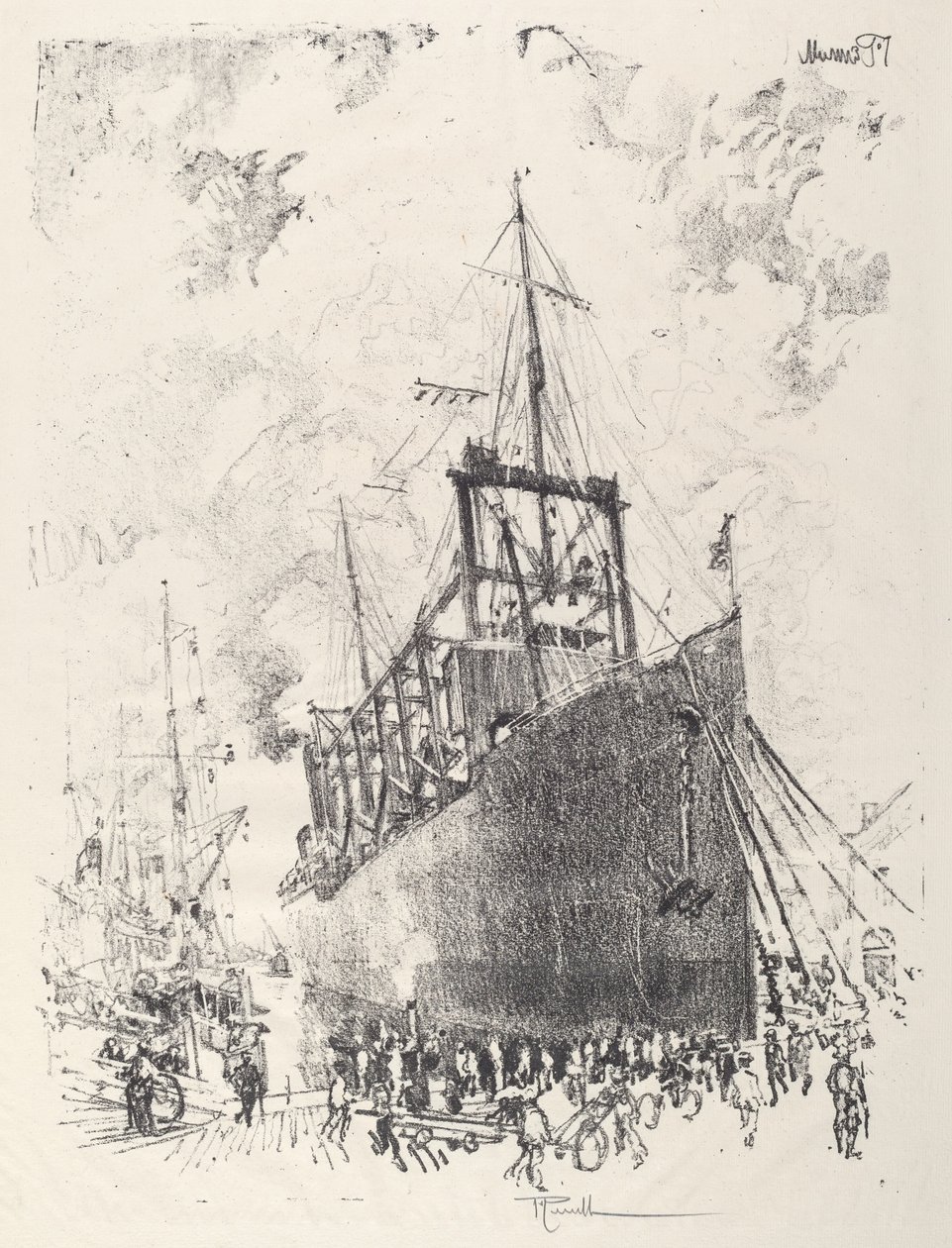 द कोलियर, 1917। द्वारा जोसेफ पेनेल