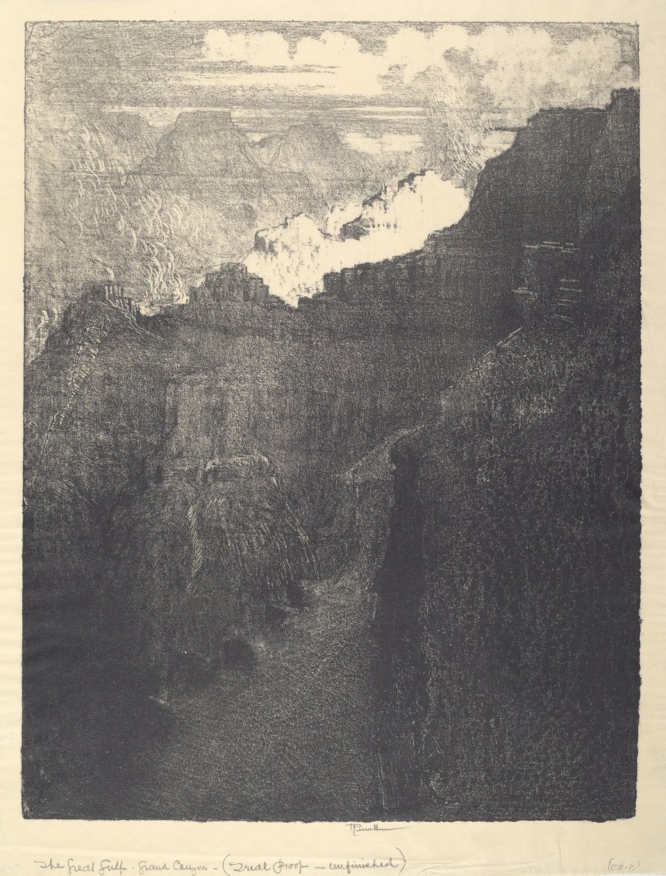 द ग्रेट गल्फ, 1912। द्वारा जोसेफ पेनेल