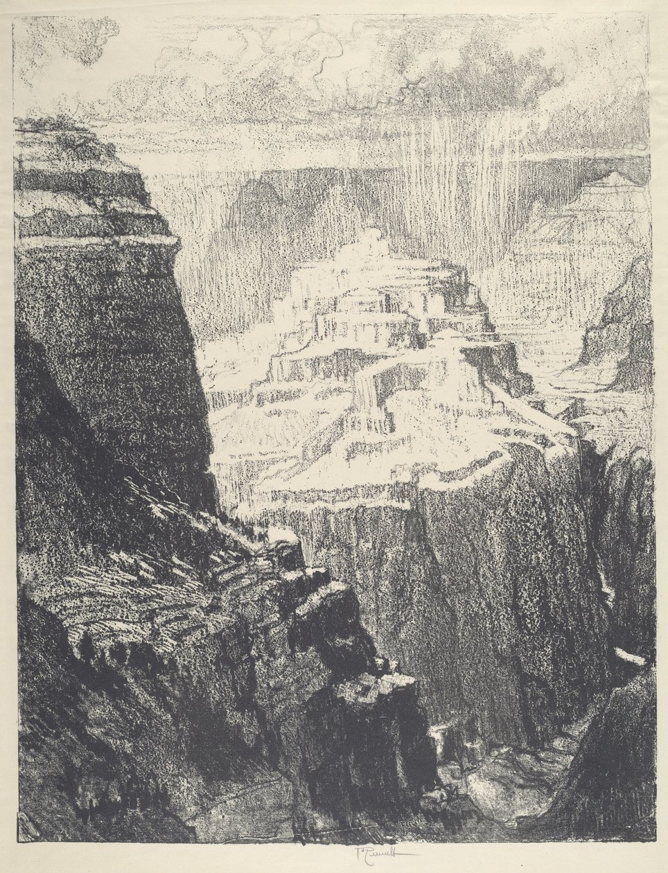 द वॉल्ड सिटी, 1912। द्वारा जोसेफ पेनेल