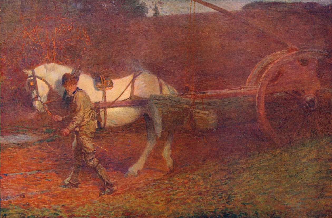 टिम्बर वैगन, c1906 द्वारा जोसेफ वाल्टर वेस्ट