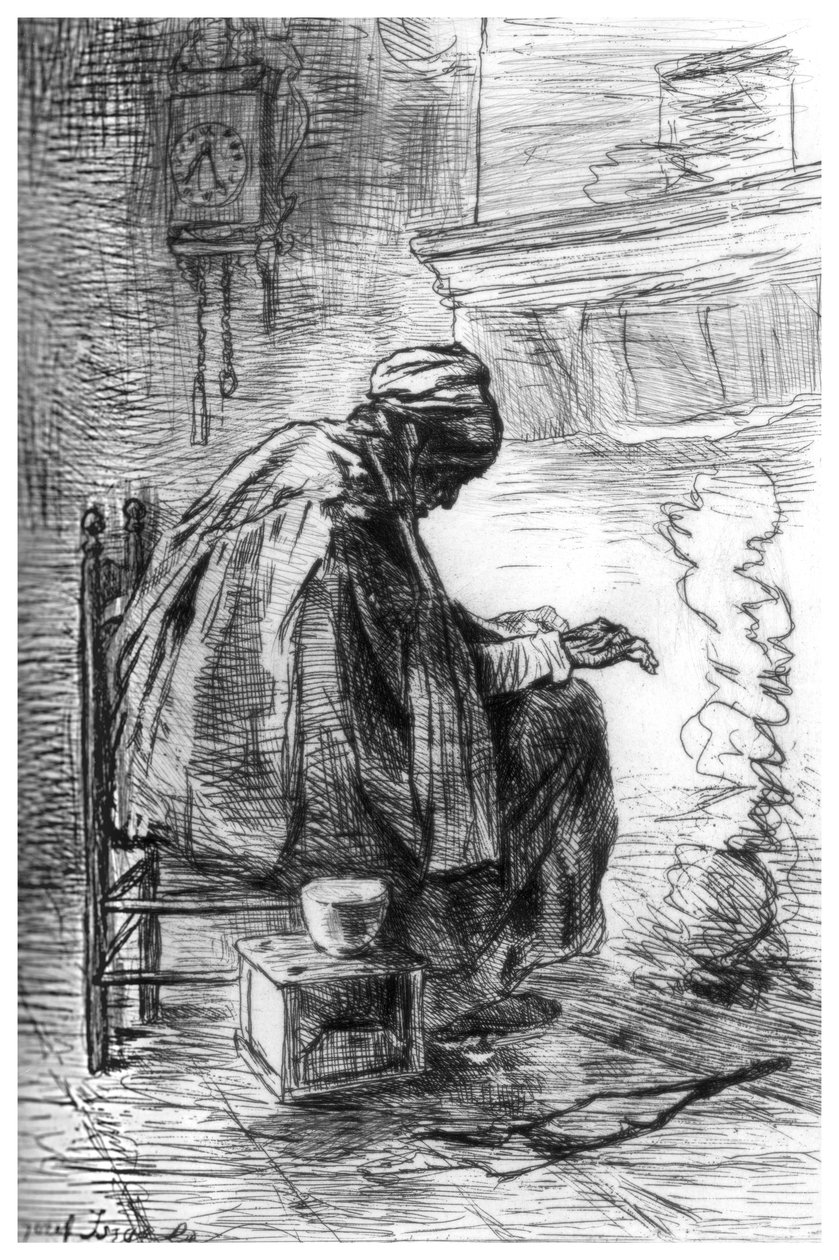 द हार्ट, c1880-1882। द्वारा जोज़ेफ़ इज़राइल