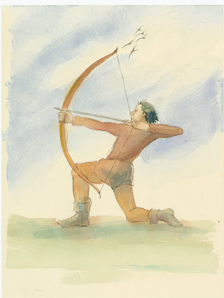 एक मध्यकालीन तीरंदाज, 2004। द्वारा जूडिथ डोबी