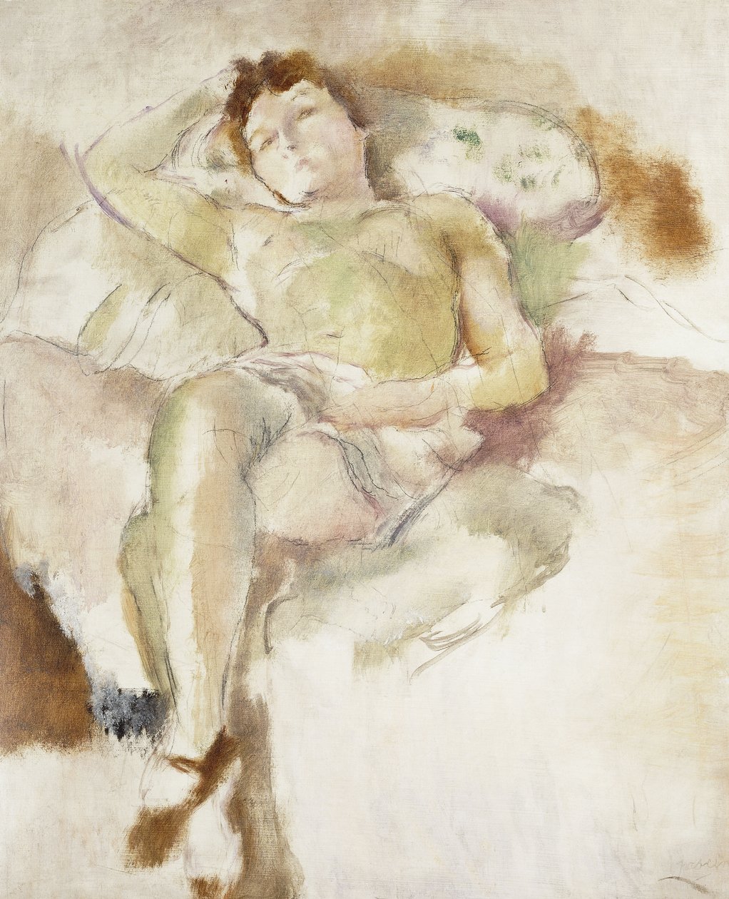 Bobette नीचे झूठ बोलना; बोबेट अलोंगी, 1927 द्वारा जूल्स पास्किन