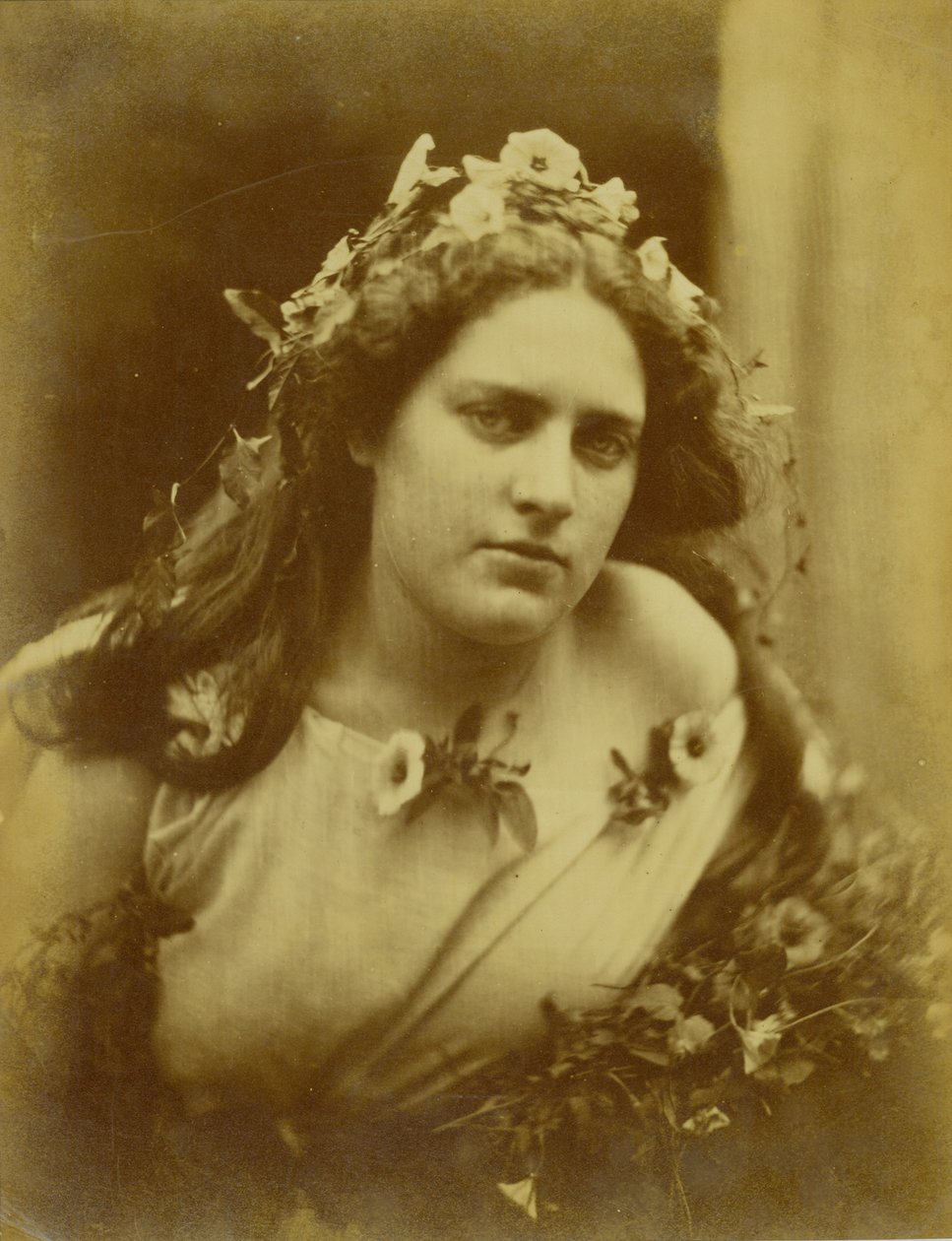 Cylene Wilson, c.1867 (एल्बम प्रिंट) द्वारा जूलिया मार्गरेट कैमरून