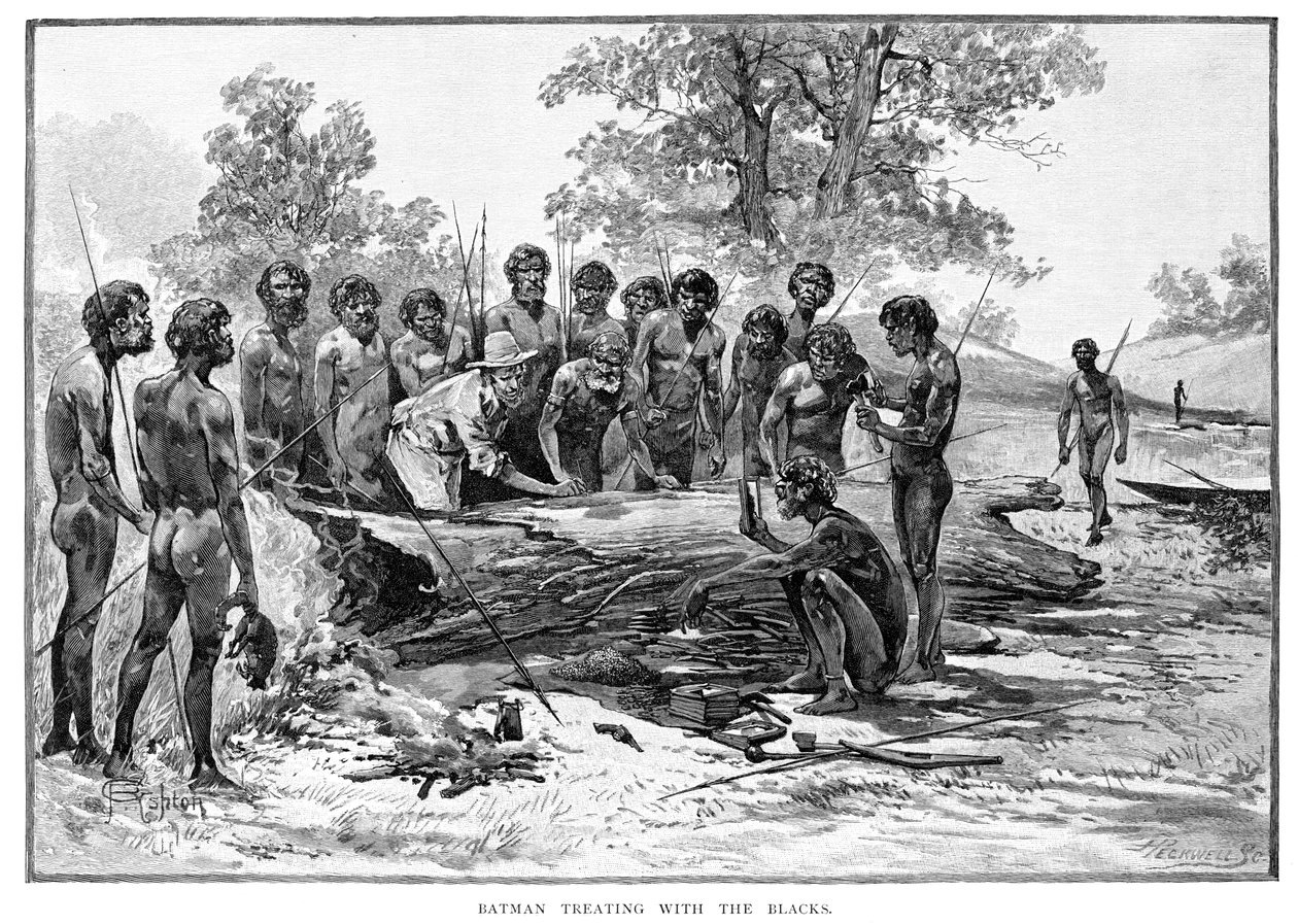 1835, 1886 में ब्लैक के साथ बैटमैन ट्रीटमेंट। द्वारा जूलियन एश्टन