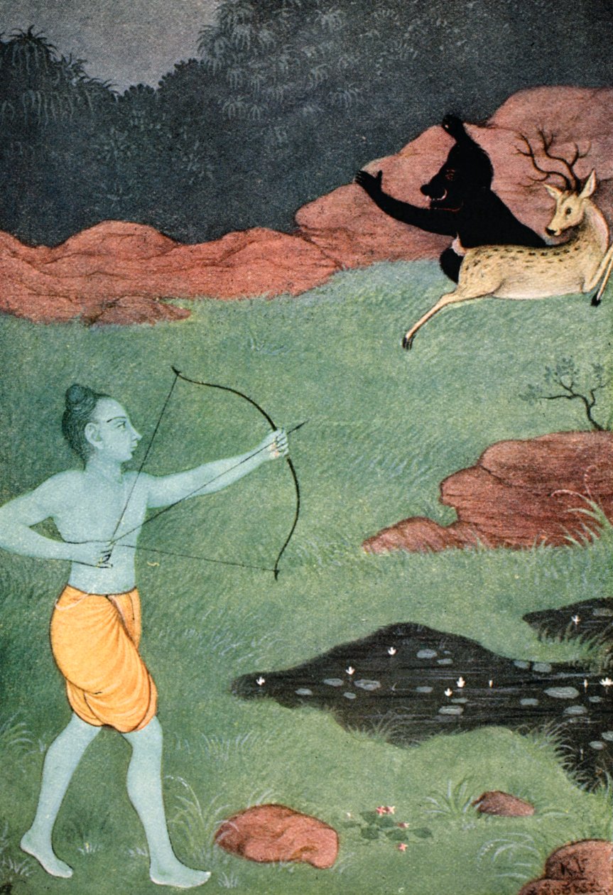 1913 में मारीच की मृत्यु। द्वारा के वेंकटप्पा