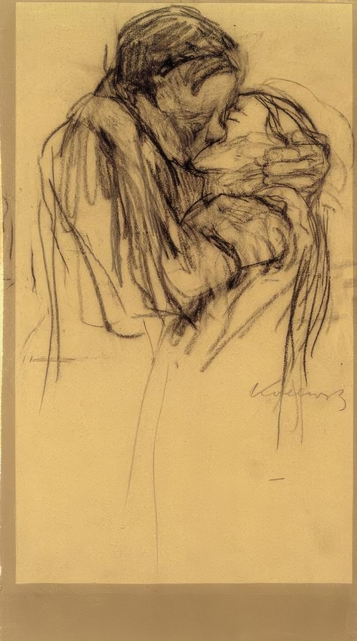 K.Kollwitz, चुंबन द्वारा कैथ कोलविट्ज़
