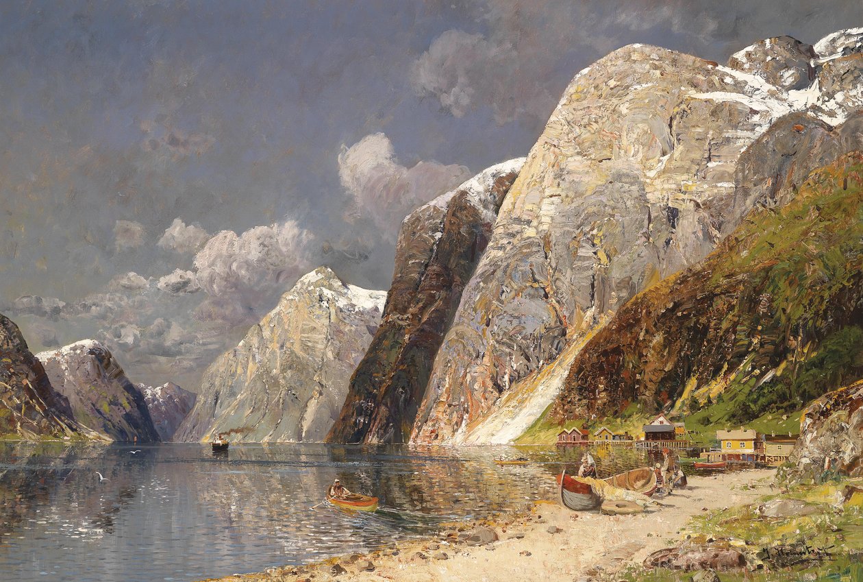 महान fjord परिदृश्य द्वारा कार्ल कॉफमैन