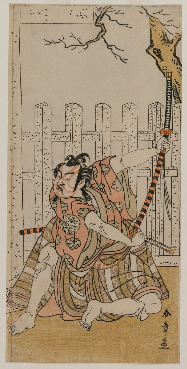 इचिमुरा उज़ोमोन IX, उमेमारु के रूप में, 1770 के मध्य में। द्वारा कटसुकावा शुंशु