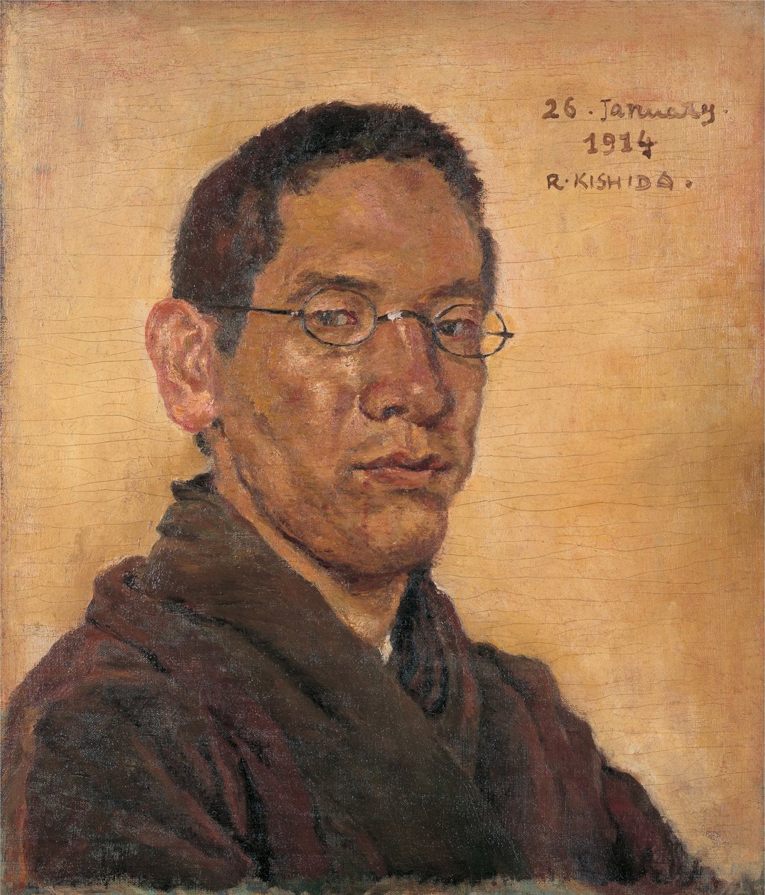 Kishida Ryusei द्वारा स्व-चित्र द्वारा किशिदा रयूसि