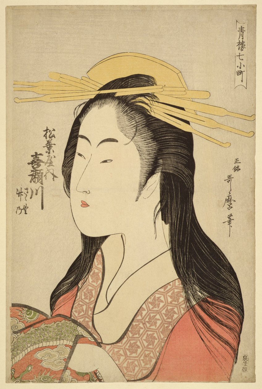मत्स्यूबया के किसेगावा का चित्र, c.1796, (वुडब्लॉक प्रिंट) द्वारा किटगावा उतामारो