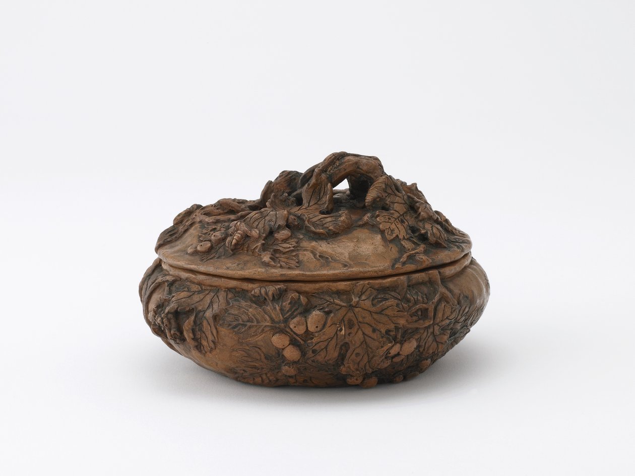 परिपत्र बॉक्स, टोक्यो, मीजी युग, c.1878-86 (सिरेमिक) द्वारा कोरन